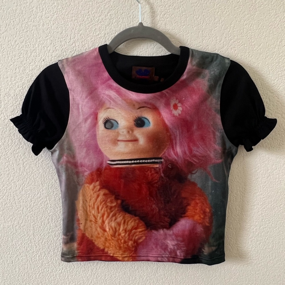 Marc Jacobs Heaven Wagon girl baby tee XS